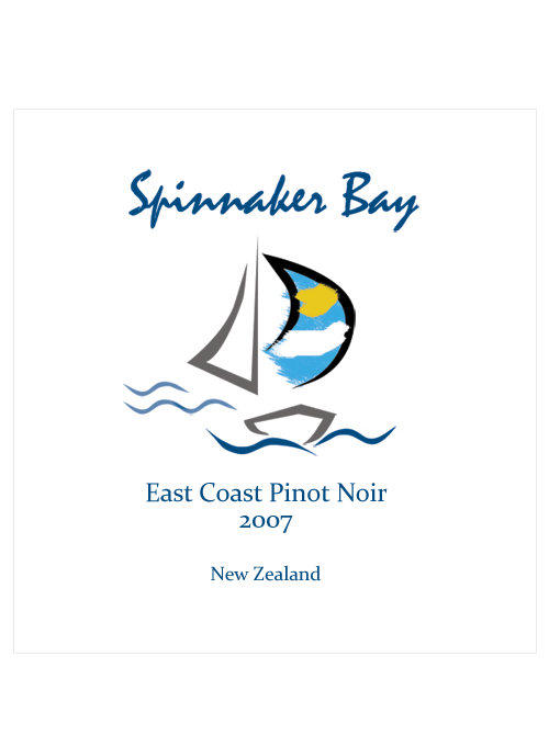 Spinaker Bay Wine Label
